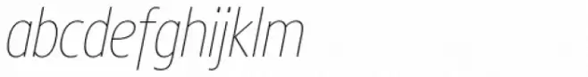 Core Sans N 17 Cn Thin Italic