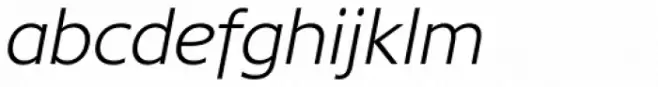 Core Sans N 35 Light Italic
