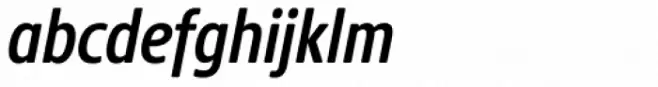 Core Sans NR 57 Cond Medium Italic