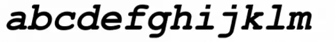 Courier Line Draw Bold Italic