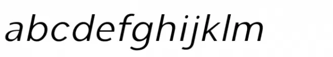 Cumhuriyet World Extra Light Italic