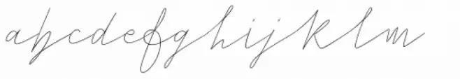 Cursive Signa Script Variable Hairline
