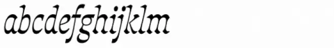 Deberny Line Narrow Regular Italic