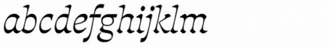 Deberny Line Regular Italic