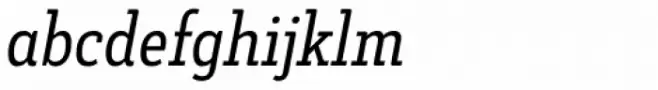 Decour Condensed Regular Italic