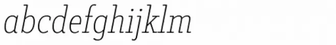 Decour Condensed Thin Italic