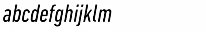 DIN Next Condensed Italic