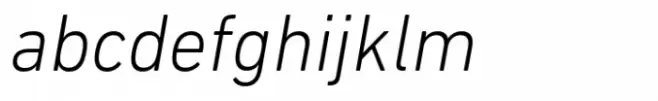 DIN Next Light Italic