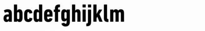 DIN Next Paneuropean Bold Condensed