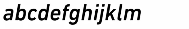 DIN Next Paneuropean Medium Italic