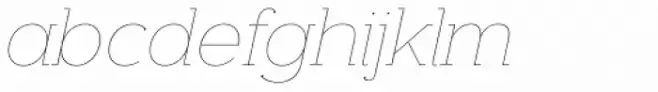Donnerstag Hairline Italic