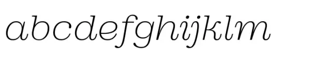 DT Augustina Slab Italic 6 Ul Light