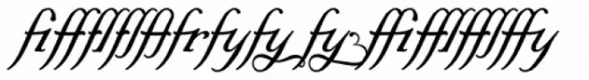 Elegeion Script Ligatures