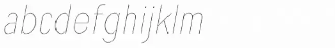 Engula Hairline Italic