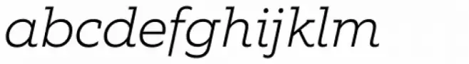 Equip Slab ExtraLight Italic