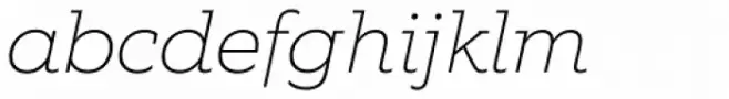 Equip Slab Thin Italic