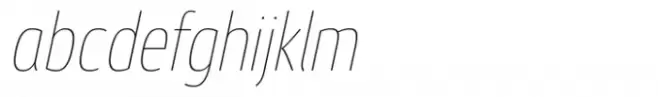 Etelka Hairline Condensed Italic