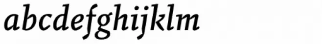 Fazeta Caption Medium Italic