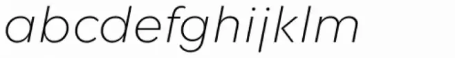 Fenomen Sans Thin Italic