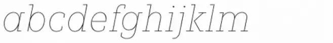 Fenomen Slab SCN Hairline Italic