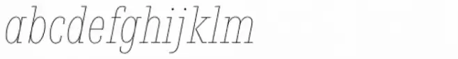 Fenomen Slab XCN Hairline Italic