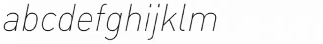 FF DIN Pro Thin Italic