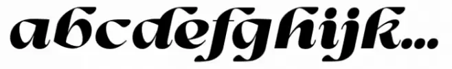 First Class Black Italic