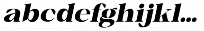 First Class Extra Bold Italic Neue