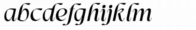 First Class Light Italic