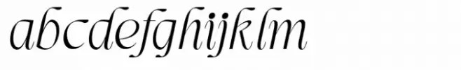 First Class Thin Italic