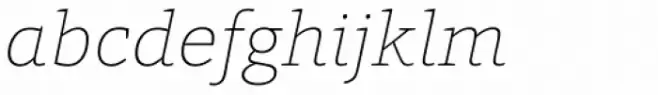Foro Thin Italic
