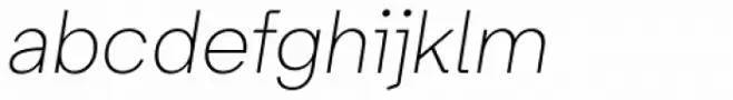 Friends Thin Italic