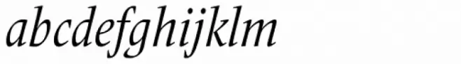 Frutiger Serif Pro Condensed Italic