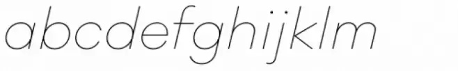 Galano Classic Thin Italic