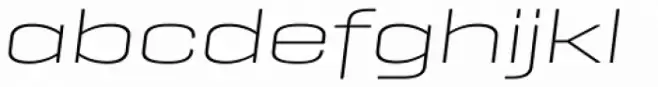 Geogrotesque Expanded Ultra Light Italic