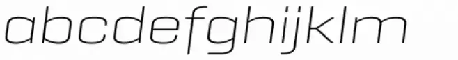 Geogrotesque Extended Ultra Light Italic