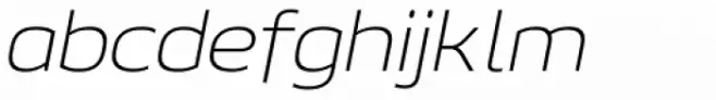 Geon Expanded Extra Light Italic