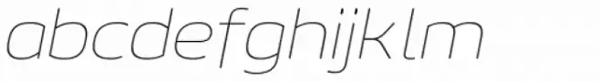 Geon Soft Expanded Thin Italic