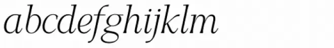 GHEA Narek Serif ExtraLight Italic