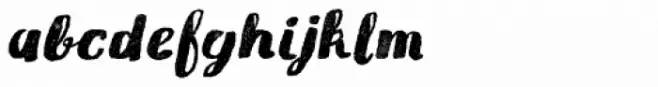 Gliny Brush Rasp Italic