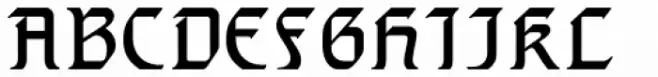 Gothic Initials Five