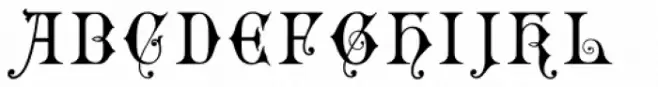 Gothic Initials Six