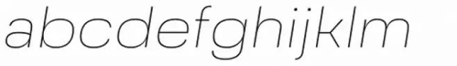 Grandis Extended Thin Italic