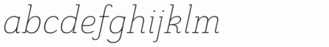 Grenale Slab Nor Thin Italic