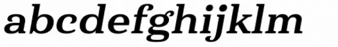 Haboro Serif Extended Extra Bold Italic
