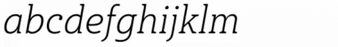 Haboro Slab Soft Extended Light Italic