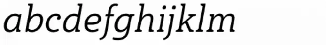 Haboro Slab Soft Extended Regular Italic