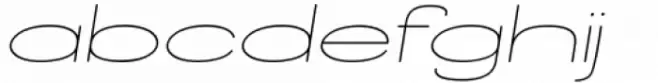 Halesbridge Hairline Extra Wide Italic