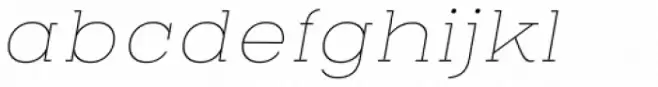 Henderson Slab Basic Thin Italic