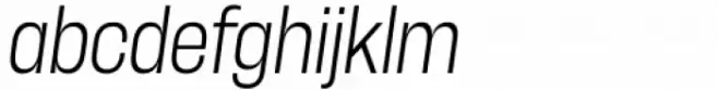 Herokid Light Narrow Italic